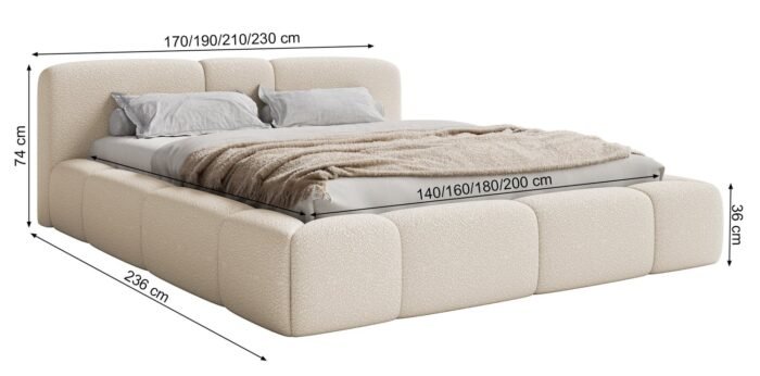Lova VESTBY (140 / 160 / 180 / 200 cm)