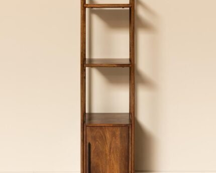 Siaura lentyna su spintele, 163 cm