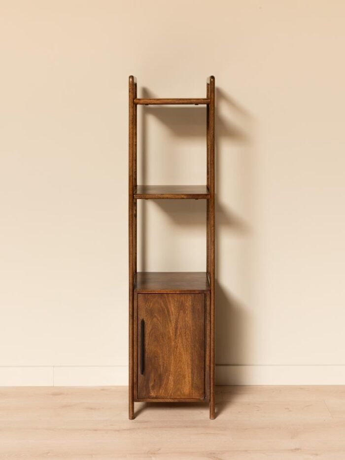 Siaura lentyna su spintele, 163 cm