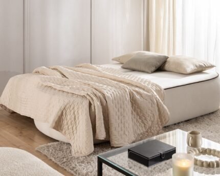 Sofa-lova SAGA, 210 cm, pasirenkamas audinys