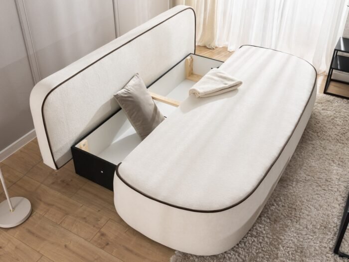 Sofa-lova SAGA, 210 cm, pasirenkamas audinys