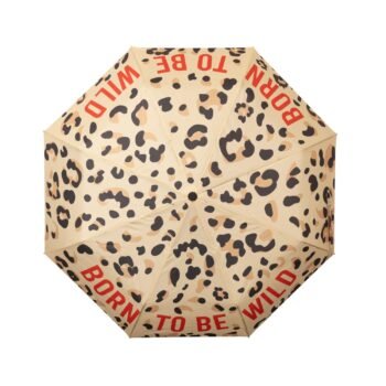 Sulankstomas skėtis "Born To Be Wild" Leopard