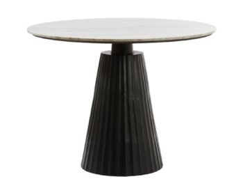 Valgomojo stalas ABA ANTIQUE black Ø100x75 cm