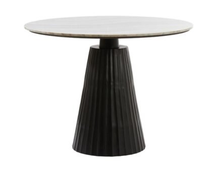 Valgomojo stalas ABA ANTIQUE black Ø100x75 cm