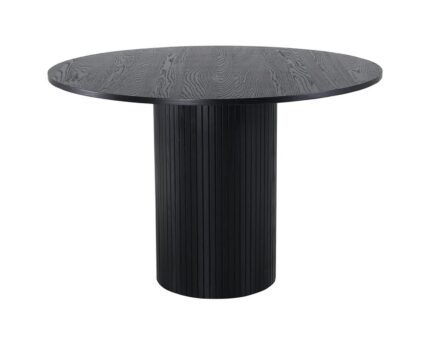 Valgomojo stalas BIANCA Black ⌀110