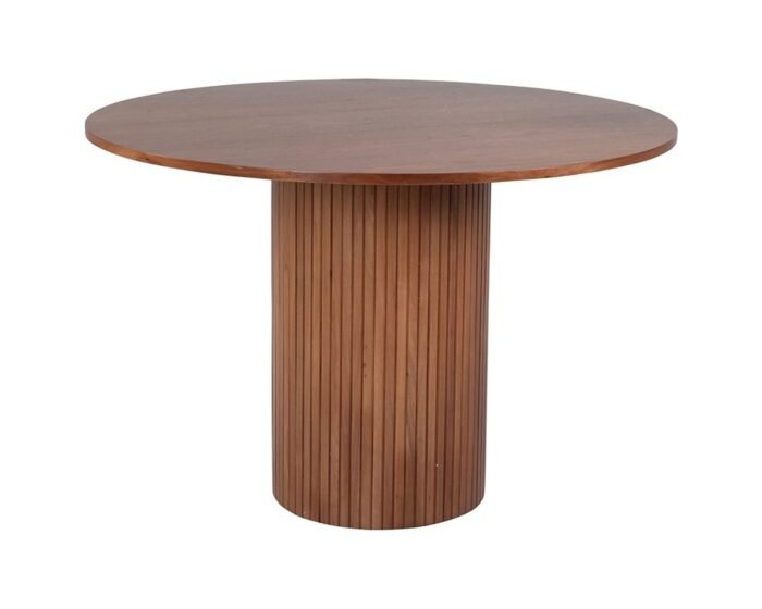 Valgomojo stalas BIANCA Walnut ⌀110
