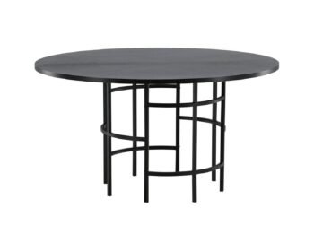 Valgomojo stalas COPENHAGEN Black ⌀115/ ⌀140
