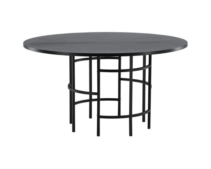 Valgomojo stalas COPENHAGEN Black ⌀115/ ⌀140
