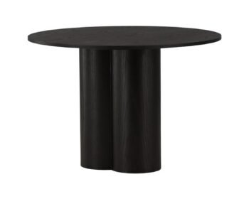 Valgomojo stalas OLIVIA Black ⌀110