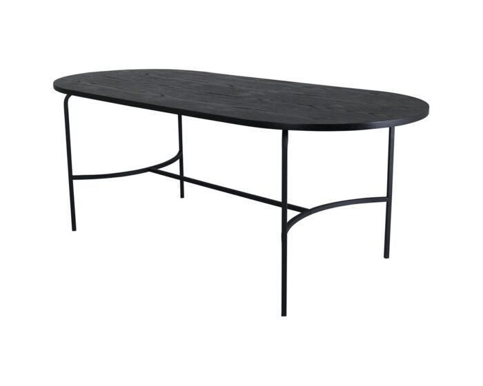 Valgomojo stalas SKATE Black 90x200