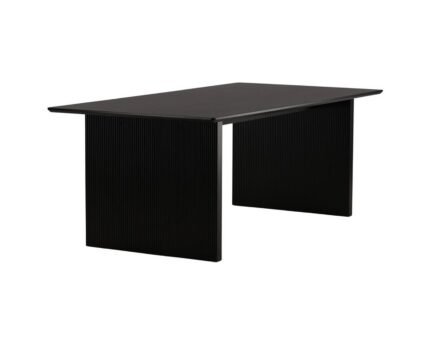 Valgomojo stalas VAIL Black 100x200