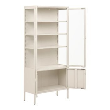Vitrina BRISBANE su 4 durelėmis, 180 cm