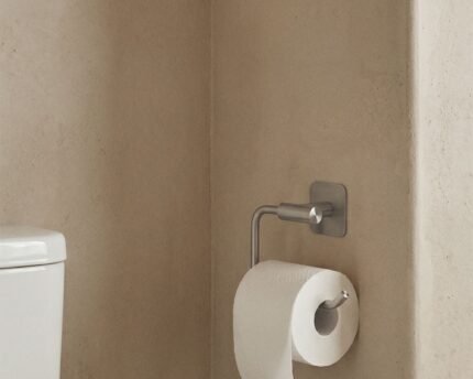 WC popieriaus laikiklis LUMERA, šlifuoto plieno