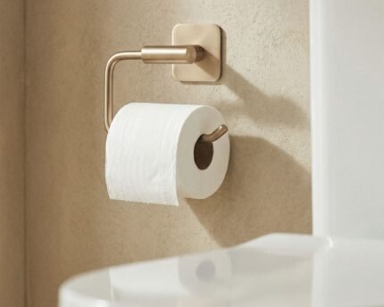 WC popieriaus laikiklis LUMERA, aukso
