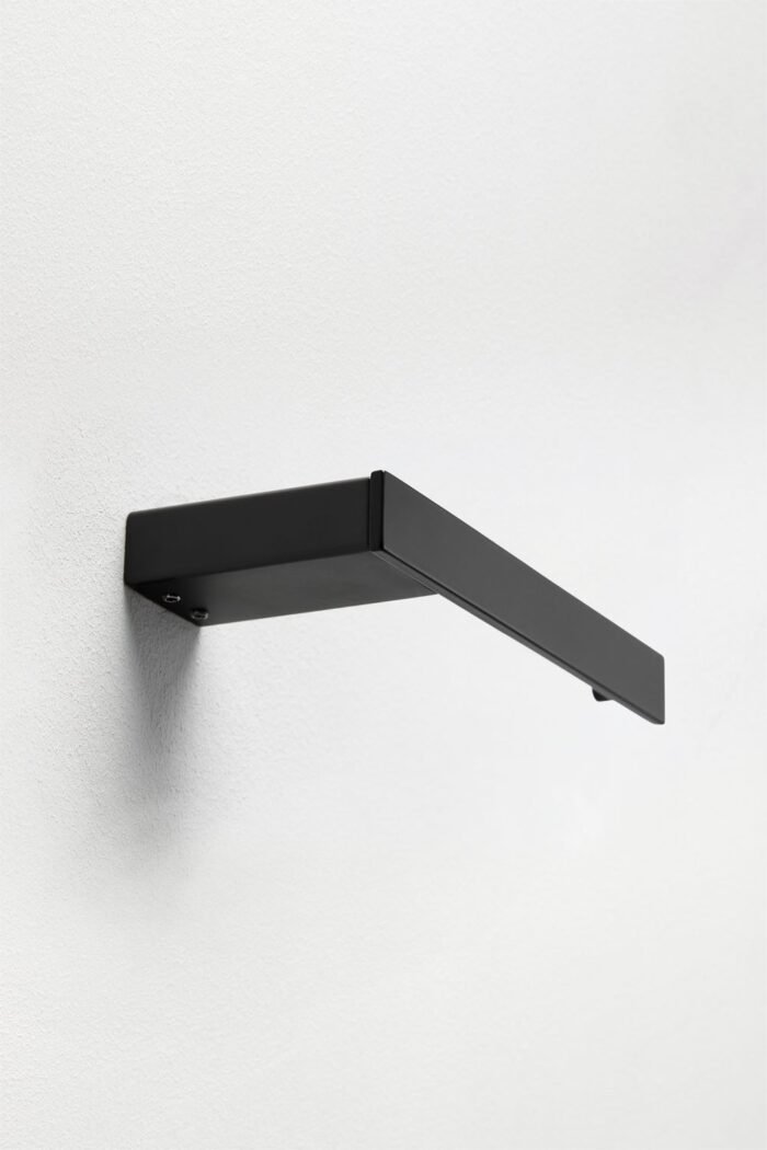 WC popieriaus laikiklis MELVA, juodas