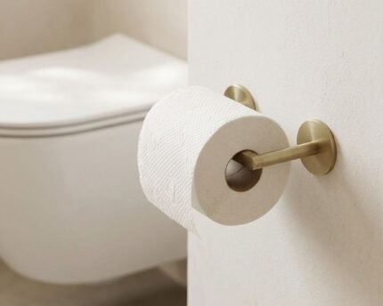 WC popieriaus laikiklis RONDELA, aukso