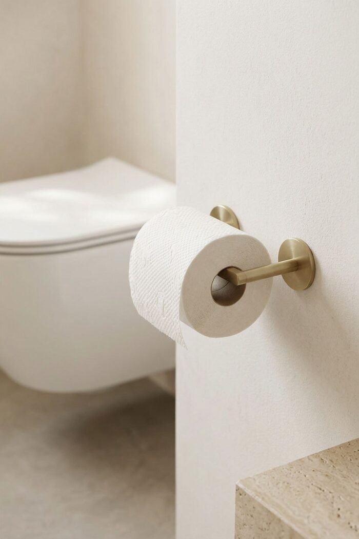 WC popieriaus laikiklis RONDELA, aukso
