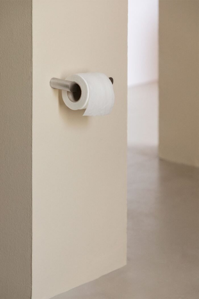 WC popieriaus laikiklis SALDRA, šlifuoto plieno