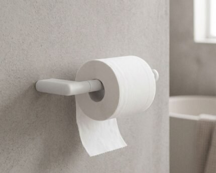 WC popieriaus laikiklis VIRSA, baltas
