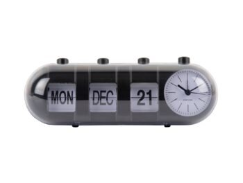 Žadintuvas RETRO TUBE CALENDAR FLIP