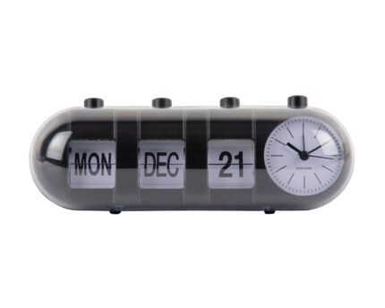 Žadintuvas RETRO TUBE CALENDAR FLIP
