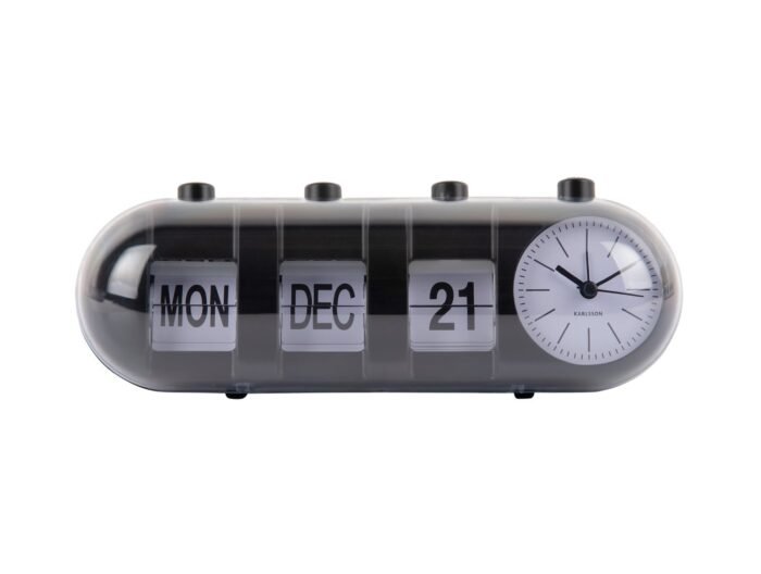 Žadintuvas RETRO TUBE CALENDAR FLIP