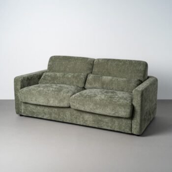 Sofa-lova, alyvuogių žalia