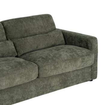 Sofa-lova, alyvuogių žalia