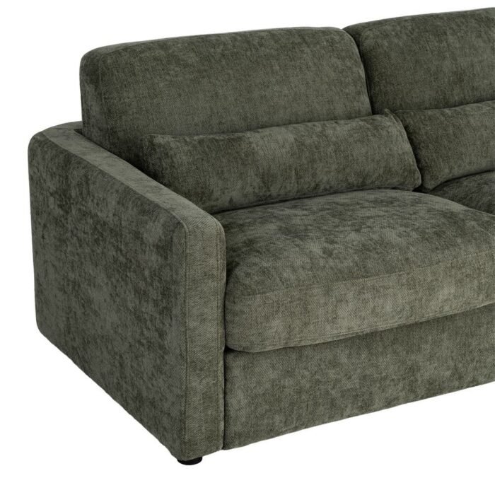 Sofa-lova, alyvuogių žalia