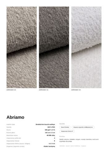 Asimetriška sofa ONDRA, atlošas dešinėje