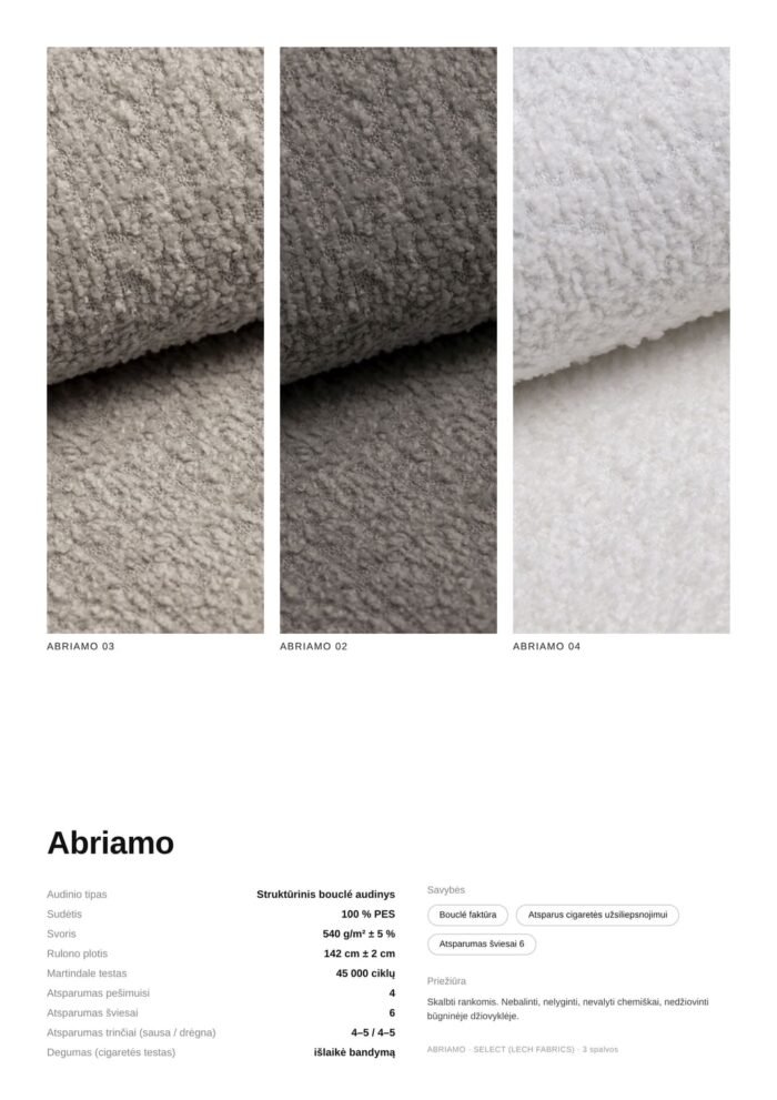 Asimetriška sofa ONDRA, atlošas dešinėje