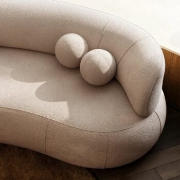 Asimetriška sofa ONDRA, atlošas dešinėje