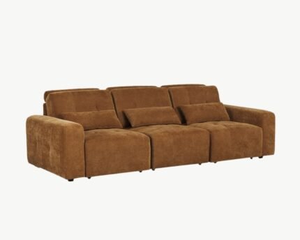 Elektrinė išskleidžiama sofa TORNES, 3 vietų, 381 cm