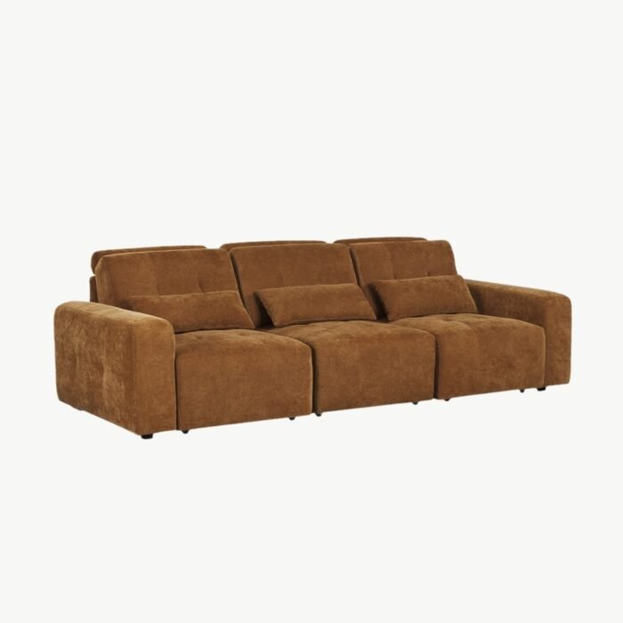 Elektrinė išskleidžiama sofa TORNES, 3 vietų, 381 cm