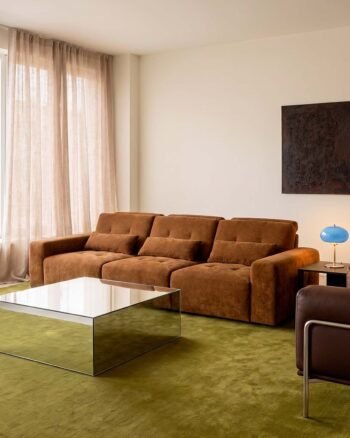 Elektrinė išskleidžiama sofa TORNES, 3 vietų, 381 cm