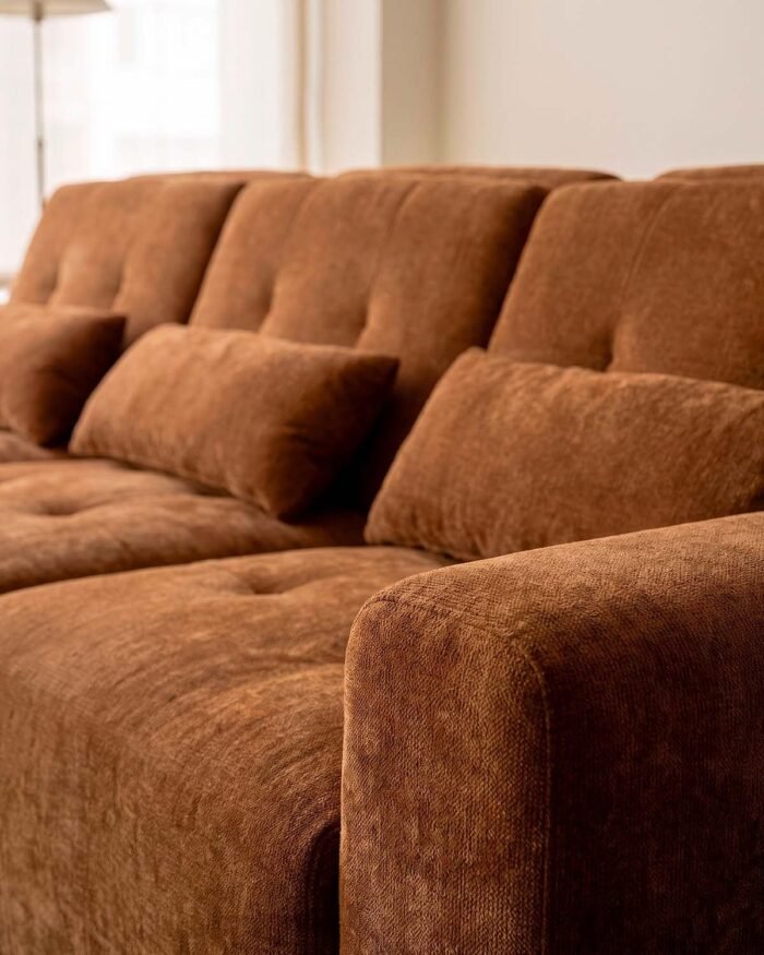 Elektrinė išskleidžiama sofa TORNES, 3 vietų, 381 cm