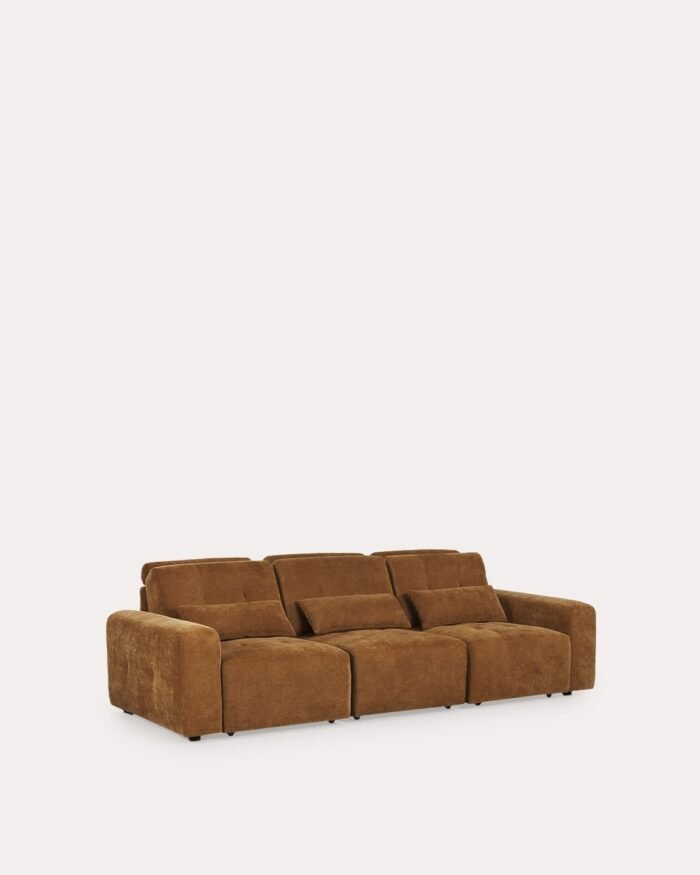 Elektrinė išskleidžiama sofa TORNES, 3 vietų, 381 cm