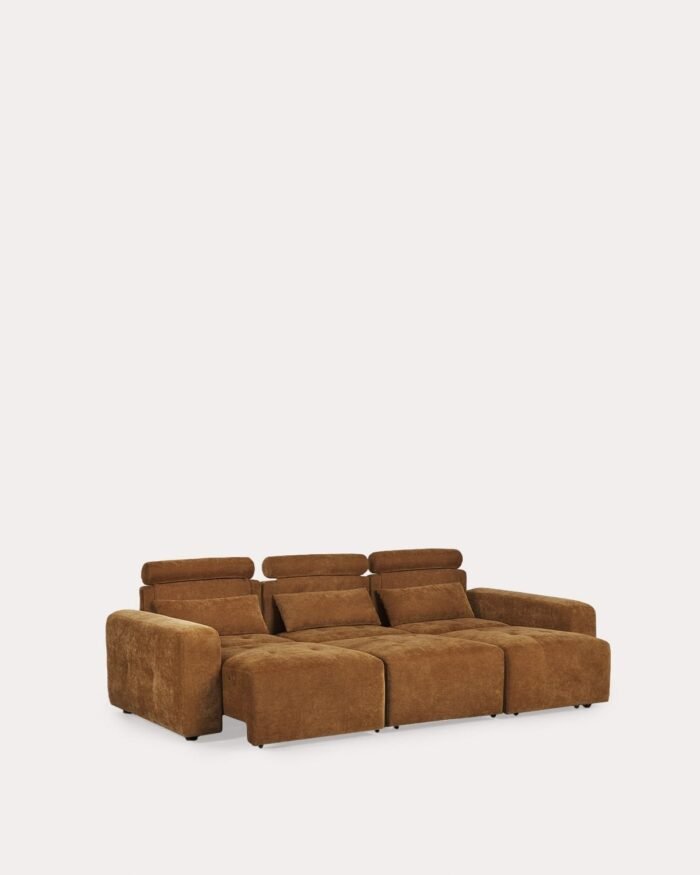 Elektrinė išskleidžiama sofa TORNES, 3 vietų, 381 cm