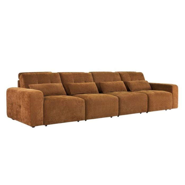Elektrinė išskleidžiama sofa TORNES, 4 vietų, 508 cm