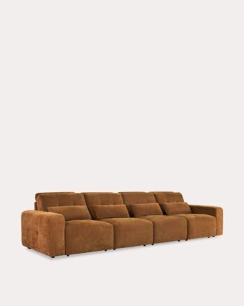 Elektrinė išskleidžiama sofa TORNES, 4 vietų, 508 cm