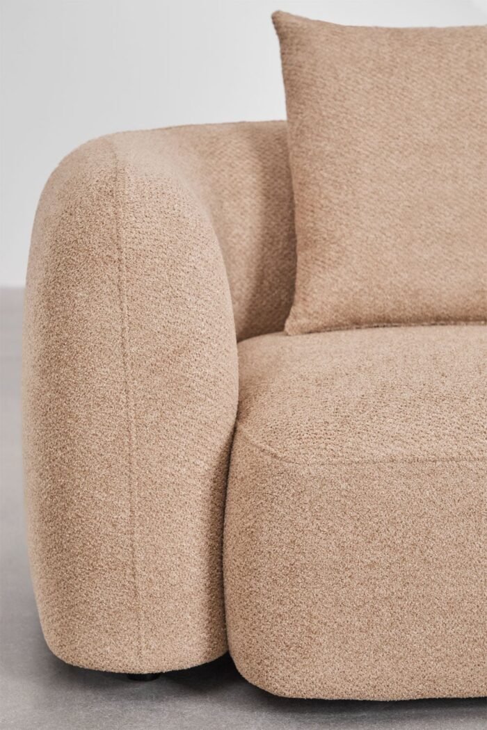 Fotelis MILVA, latės rudas