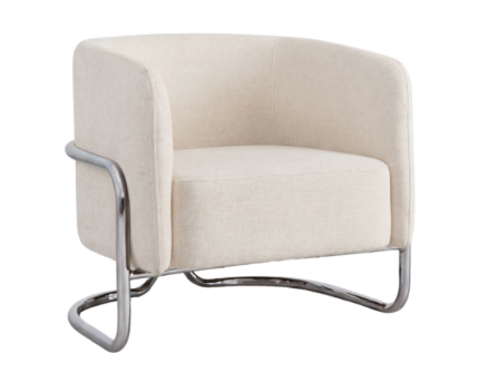 Fotelis ORLIVA, kreminis smėlio