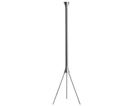 Grindinis šviestuvas KIBO FLOOR STEEL, ⌀64xH163 cm