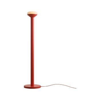Grindinis šviestuvas TORO FLOOR CORAL RED, ⌀30xH133 cm