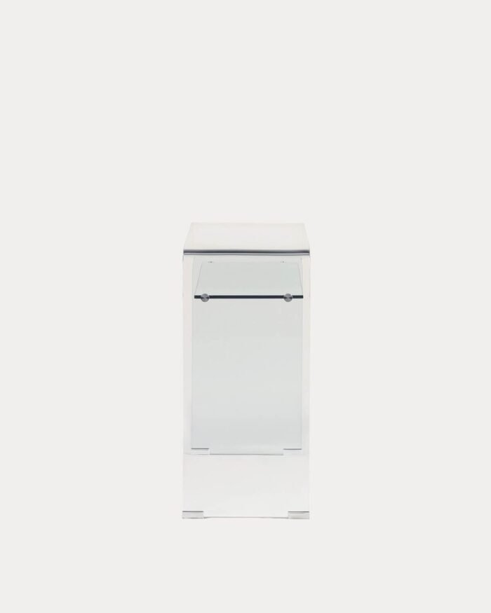 Konsolinis staliukas ENDIL, 110x36 cm, skaidrus