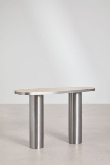 Konsolinis staliukas FERTRIX, 120x40 cm, travertino