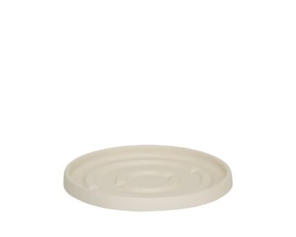 Lėkštė vazonui ROUND 28, Ø30,9 cm, šilko balta