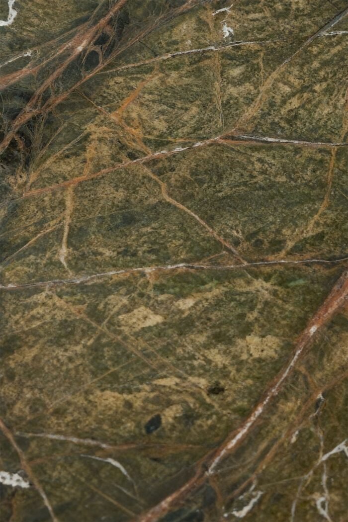 Marmurinis praustuvas FRANCESCA, 40x40 cm, žalias Forest marmuras — 7