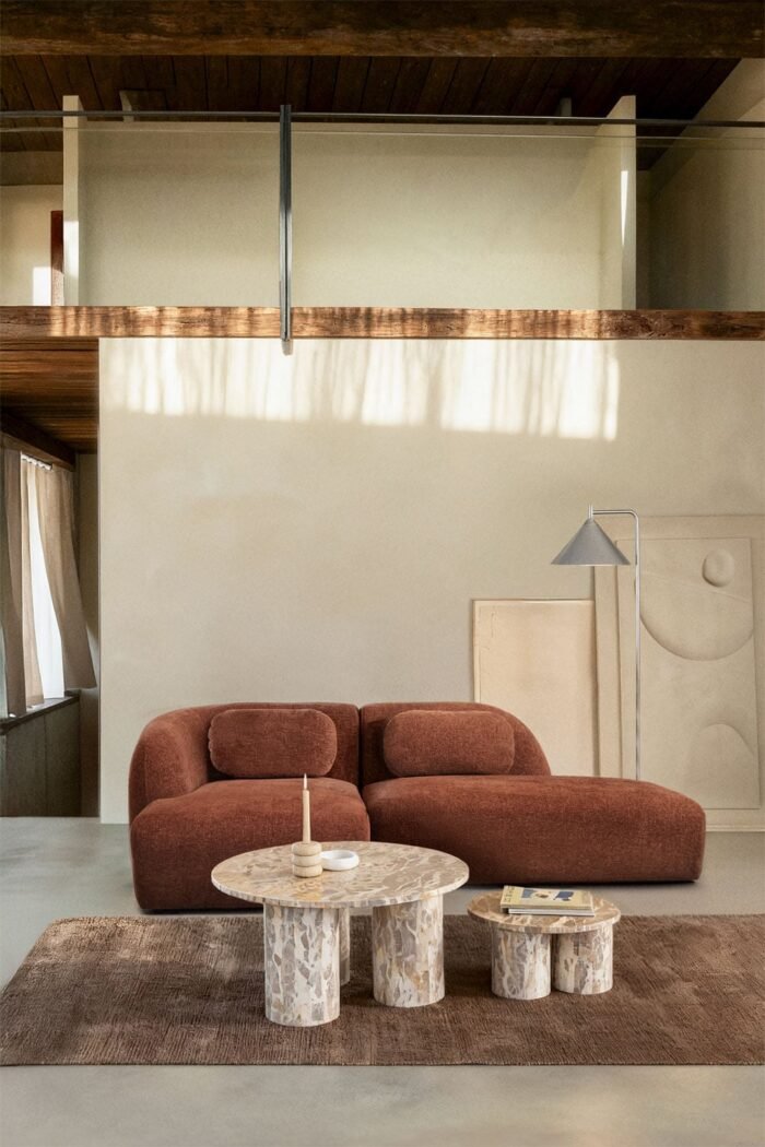 Modulinė sofa HOLMEN su dviem gultais, 3 dalys, 240 cm