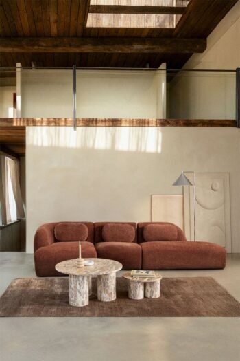 Modulinė sofa HOLMEN su dviem gultais, 4 dalys, 318 cm